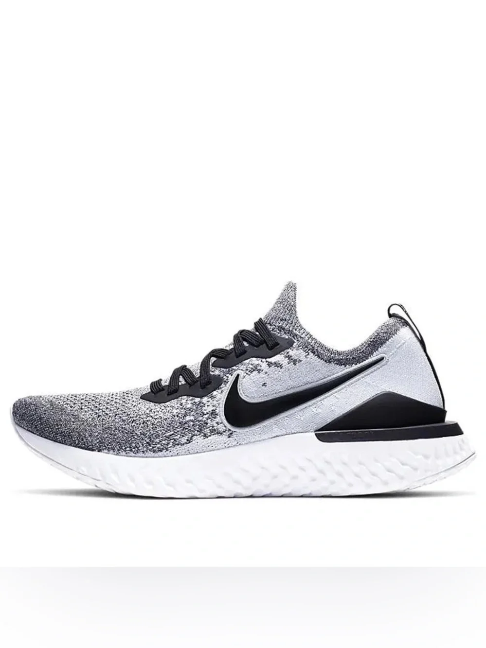 Nike Epic React Flyknit 2 Oreo Women’s Size 9.5 Running Shoes BQ8928-101